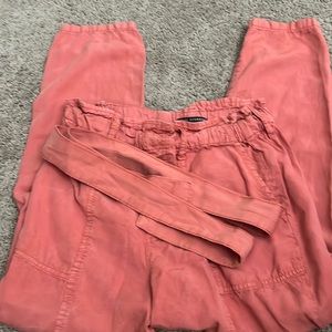 Red women’s slacks size XS, never worn